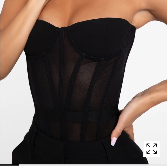 HEIRESS mesh corset top: BRAND NEW - Picture 1 of 1